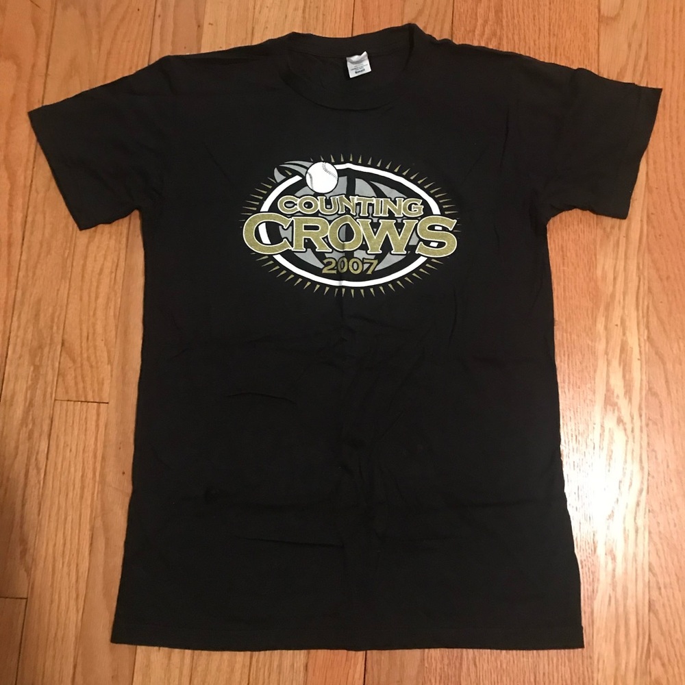 Counting Crows men s Band T-shirt unisex 2007 baseball concert series Mr Jones
